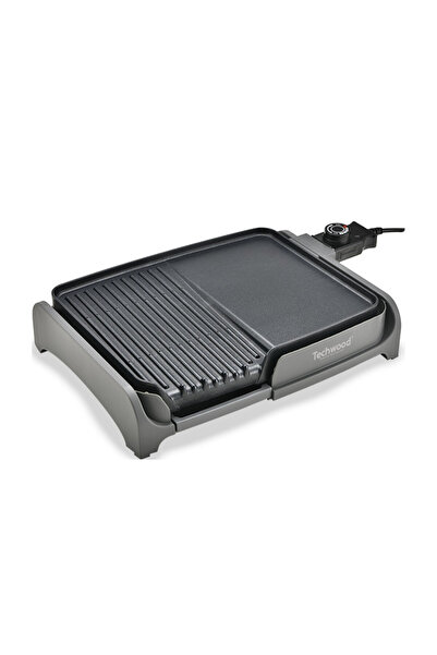 Techwood Teppanyaki grill 2in1 TTG-3326/2, 1600W, 33x26 cm, Non-stick, Thermostat, Black
