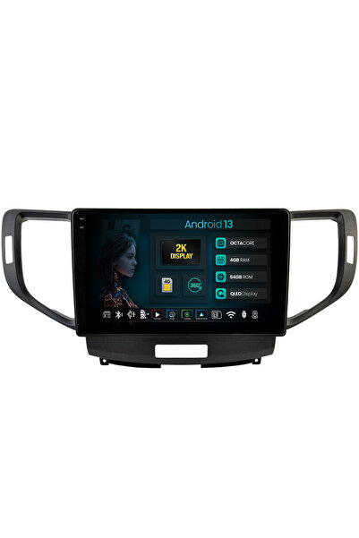 HUB64 Navigatie 2K Honda Accord VIII (2008-2012), 4GB RAM, Octacore, Slot Sim 4G