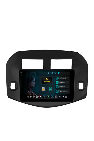 HUB64 Navigatie 2K Toyota RAV4 (2005-2013), 4GB RAM, Octacore, Slot Sim 4G