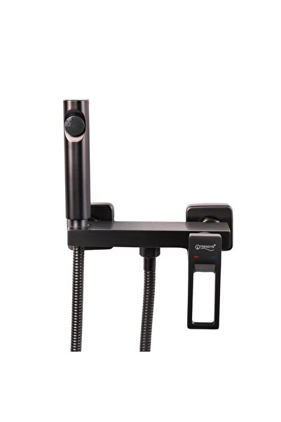 Trendy's Shower mixer, slim rectangular design, grey