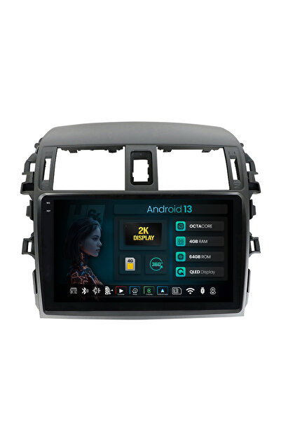 HUB64 Navigatie 2K Toyota Corolla (2007-2013), 4GB RAM, Octacore, Slot Sim 4G