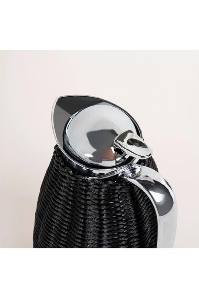 Dallaty Stainless Steel Vf Rattan With Design Of Bamboo Brown 1L