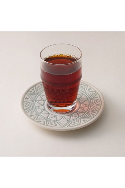 Dallaty طقم فناجين قهوة بورسلين ١٢ قطعة، أخضر