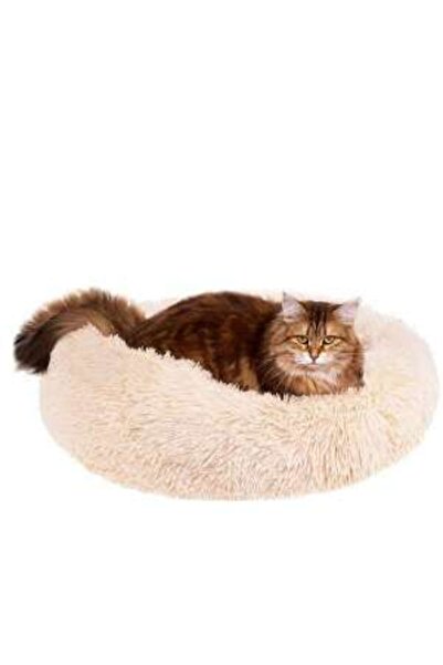 Springos Pat Sersimo pentru câini și pisici, husă detașabilă, crem, diametru ...