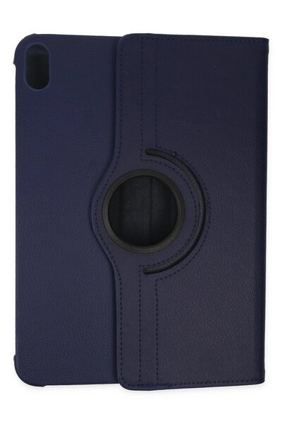 Khayra iPad 2022 10.9 (10Th Generation) Case 360 Tablet Leather Case - Navy Blue-(5796) - Eszaoc1389-2719
