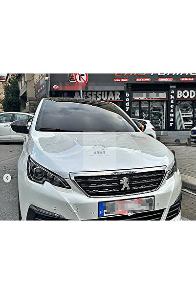 Akar PEUGEOT 308 yarasa ayna kapağı parlak siyah (2014-2021) arası