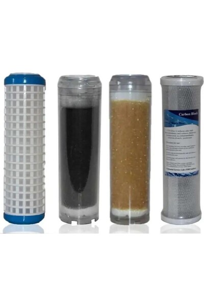 Aquatime Daire Bina Sayaç Girişi 10" Inc 4 Aşama ( Yıkanabilir , Gac , Reçine...