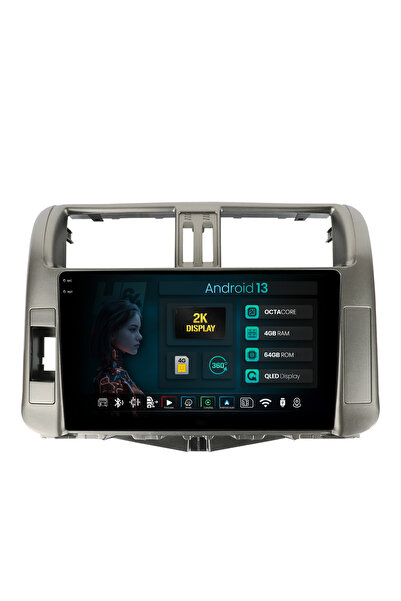 HUB64 Навигация 2K Toyota Land Cruiser / Prado (2009-2013), 4GB RAM, осемядре...