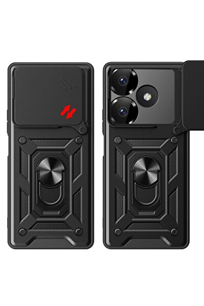 TEKNOCEPNET Xiaomi Redmi 13 4g Case Pars Silicone with Lens Ring - Navy Blue-(5796) - 4402934302-3090