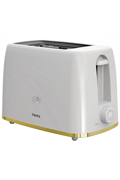Voltz Toaster Oliver Daisy OV51440W, 700W, 2 slices, 6 levels, Removable crum...