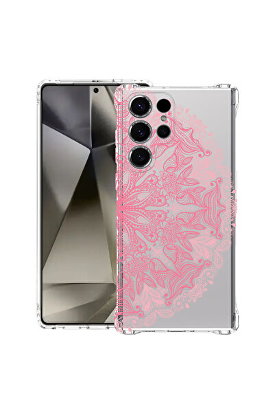 bestcase Αντικραδασμική θήκη πίσω μέρους για Samsung Galaxy S25 Ultra, ροζ δα...