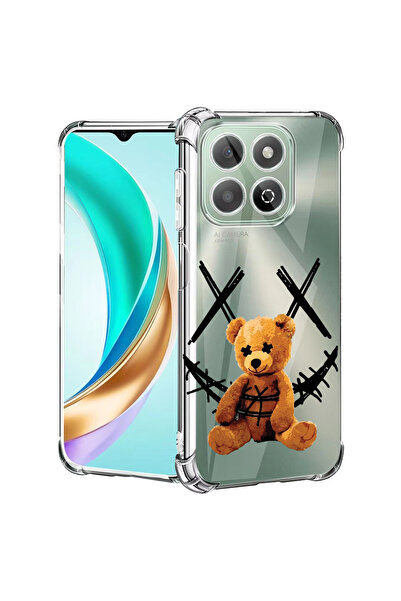 bestcase Carcasă spate antișoc pentru Honor X8C, zâmbet de ursuleț de pluș, 1...