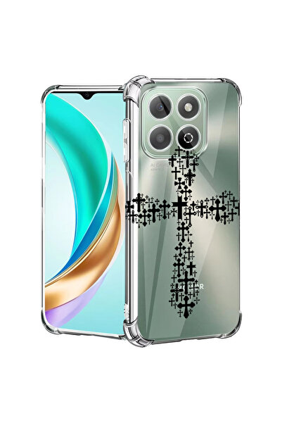 bestcase Αντικραδασμική πίσω θήκη για Honor X8C, Σταυρός σε σταυρό, 1988221 A...