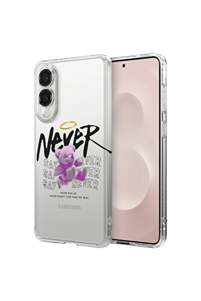 bestcase Carcasă spate antișoc pentru Samsung Galaxy S25 Edge, Ursuleț de plu...