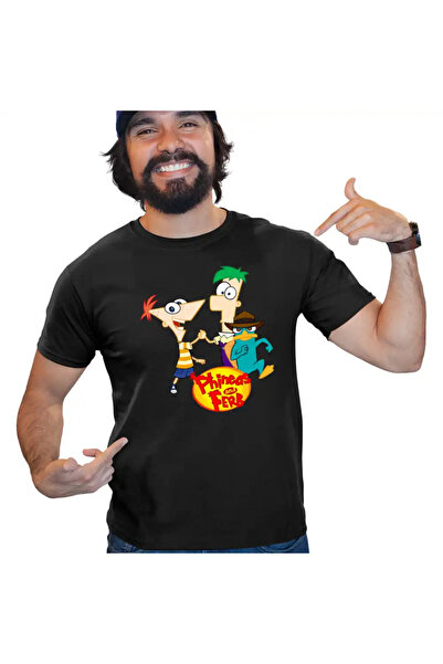 OEM Ανδρικό T-Shirt Phineas Ferb Perry Phineas Phineas