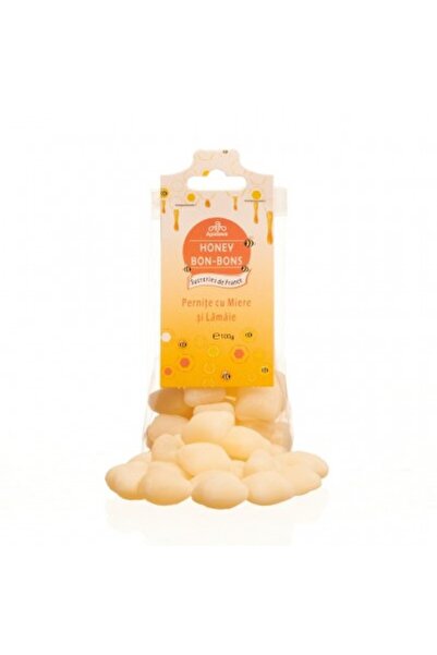 Apidava Bomboane Pernite cu Miere si Lamaie 100g,