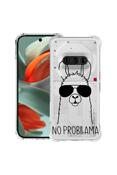 bestcase Carcasă spate antișoc pentru telefonul Nothing (3a), No Prob LLama, ...