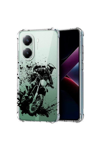 bestcase Αντικραδασμική θήκη πλάτης για Poco X7 Pro 5G, MotoCross, 1988230 AS...