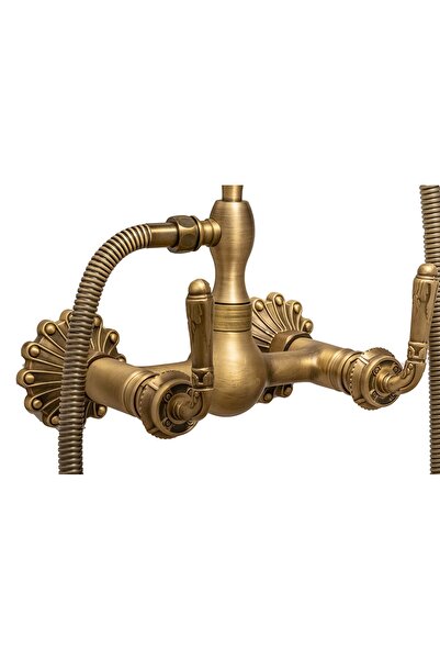 Trendy's TRENDY'S shower faucet, antique bronze, with ceramic embroidery