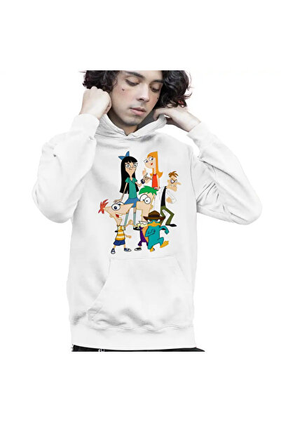 OEM Hanorac Copii Baieti Phinead Ferb Toata Trupa Desen Animat