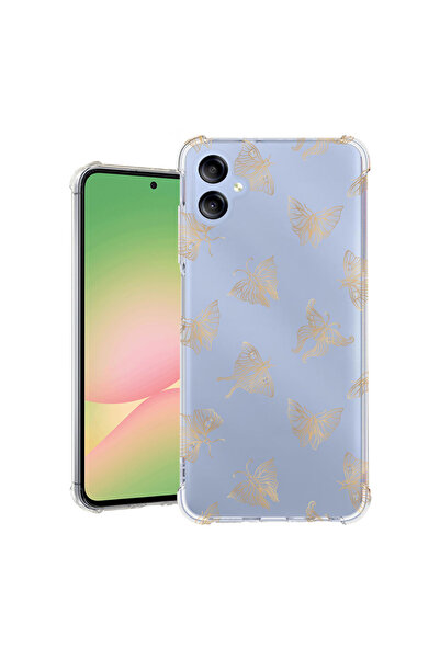 bestcase Carcasă spate antișoc pentru Samsung Galaxy A06 4G, fluture auriu, 1...