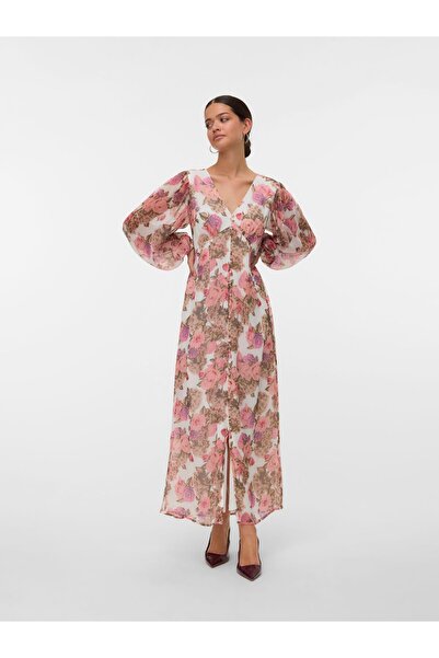 Vero Moda Kleid VMSMILLA Langes Kleid