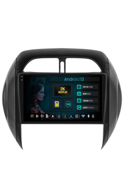 HUB64 Navigatie 2K Toyota RAV4 (2001-2006), 8GB RAM, Android 13, Octacore, Sl...