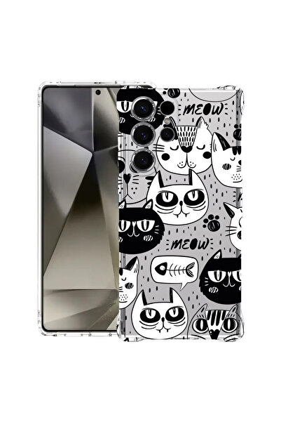 bestcase Carcasă spate antișoc pentru Samsung Galaxy S25 Ultra, Cool Cats, 19...