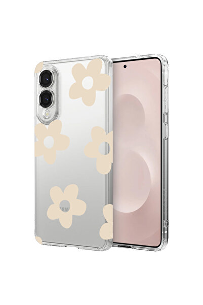 bestcase Carcasă spate antișoc pentru Samsung Galaxy S25 Edge, Retro Daisy, 1...