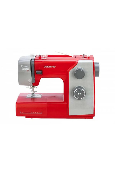 VERITAS Masina de cusut electromecanica Power Stitch 17, 19 Programe, 850 Imp/Min, 90W, Rosu
