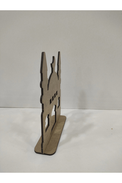 toptanetkinlikboyama Mosque Model Wooden Painting Set |   Educational Religious Activity Product for Kids |   Mdf Model Painting Set (D