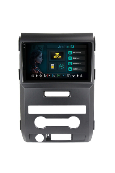 HUB64 Navigatie 2K Ford F150 (2008-2014), 8GB RAM, Android 13, Octacore, Slot...