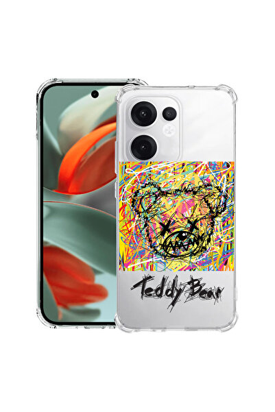 bestcase Carcasă spate antișoc pentru telefonul Nothing (3a), Teddy Bear Abst...
