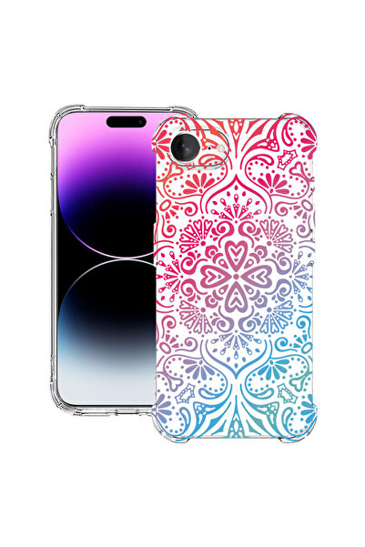 bestcase Anti Shock Back Case For Apple iPhone 16e, Mandala Color, 1988231 AS 72