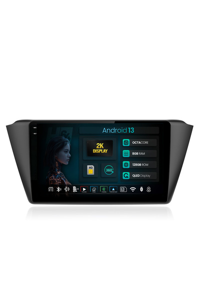 HUB64 Navigatie 2K Skoda Fabia (2015+), 8GB RAM, Android 13, Octacore, Slot S...