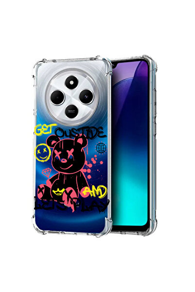 bestcase Carcasă spate antișoc pentru Poco C75 / Redmi 14C / A4, Teddy Bear L...