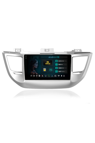 HUB64 Navigatie 2K Hyundai Tucson 3 (2015-2018), 8GB RAM, Android 13, Octacor...