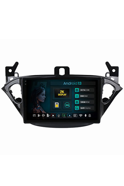 HUB64 Navigatie 2K Opel Corsa E / Adam (2013-2019), 8GB RAM, Android 13, Octa...