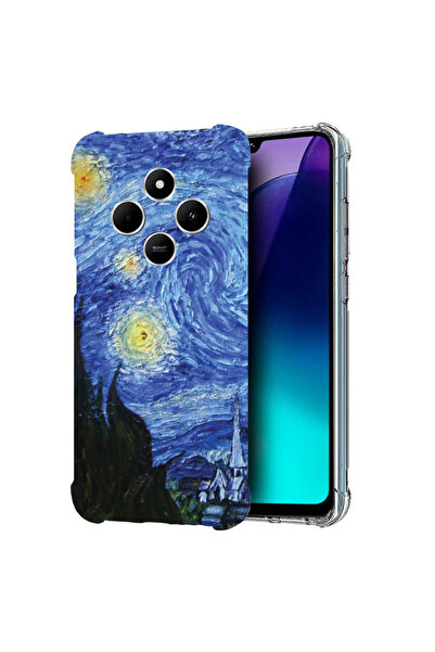bestcase Carcasă spate antișoc pentru Poco C75 / Redmi 14C / A4, Van Gogh - N...