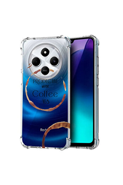 bestcase Carcasă spate antișoc pentru Poco C75 / Redmi 14C / A4, culoare cafe...