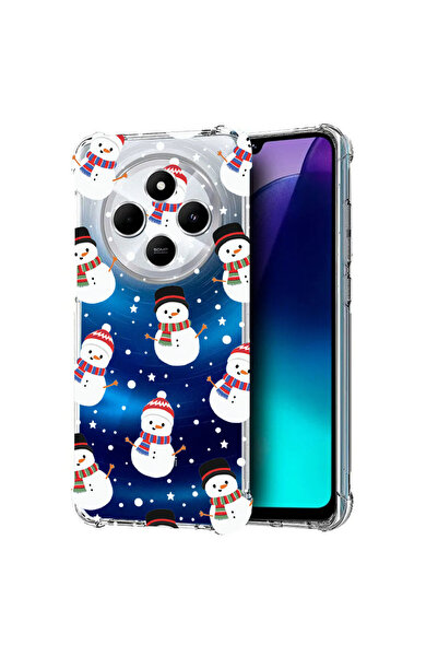 bestcase Carcasă spate antișoc pentru Poco C75 / Redmi 14C / A4, Om de zăpadă...