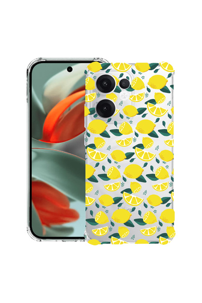 bestcase Удароустойчив калъф за гръб за телефон Nothing (3a), лимонов мотив, ...