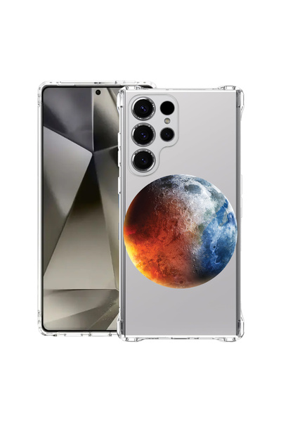 bestcase Αντικραδασμική θήκη πίσω για Samsung Galaxy S25 Ultra, Earth, 196684...