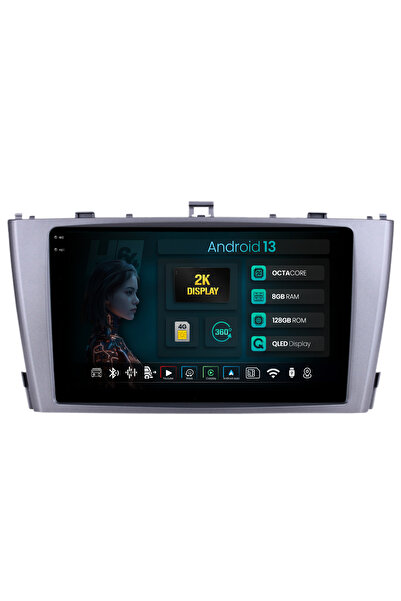 HUB64 Navigatie 2K Toyota Avensis (2008-2015), 8GB RAM, Android 13, Octacore,...