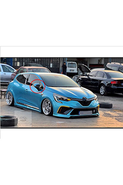 Akar RENAULT clio mk5 yarasa ayna kapağı parlak siyah (2019-2025)