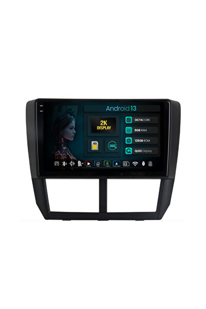 HUB64 Navigatie 2K Subaru Forester (2007-2013), 8GB RAM, Android 13, Octacore...