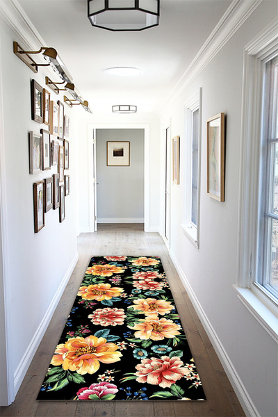 THEMODERNHANE Ψηφιακό εμπριμέ χαλάκι δαπέδου, διακοσμητικό, που πλένεται στο ...