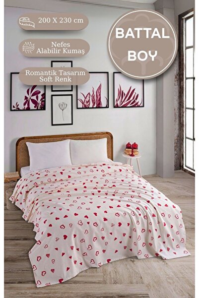 Acacia Battal Size Cotton Pique Bedspread 200X230 cm