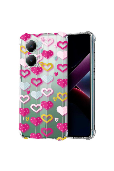 bestcase Carcasă spate antișoc pentru Poco X7 Pro 5G, Lovely Hearts, 1988230 ...