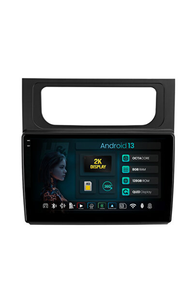 HUB64 Navigatie 2K Volkswagen Touran (2010-2016), 8GB RAM, Android 13, Octaco...